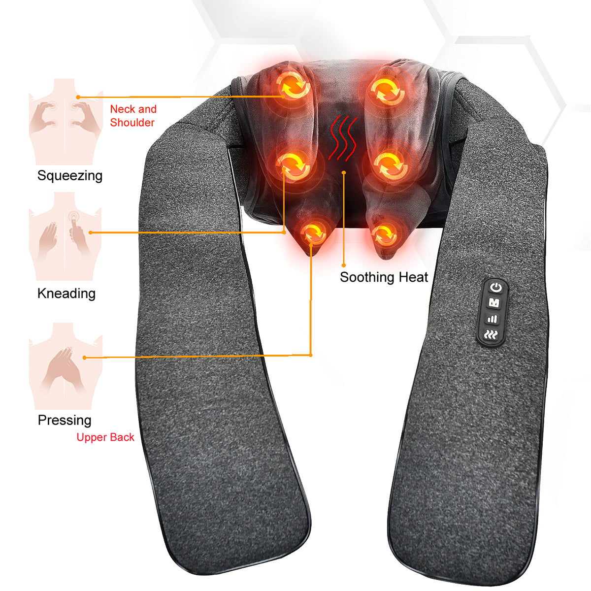BodyEase 5D Nek & Schouder Massager met Warmte — afbeelding 3