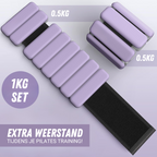 RECOVR Wrist & Ankle Weights | Adjustable Weighted Cuffs for Pilates, Cardio & Toning (Pair)