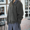 Women's Loose Fit Knit Cardigan – Gray