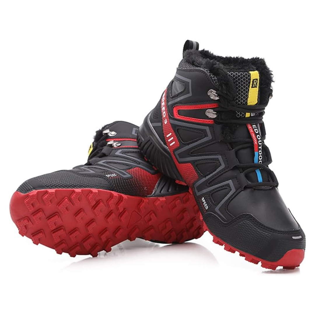 RECOVR Nordhike Men's Winter Hiking Shoes – Lined Outdoor Walking Shoes