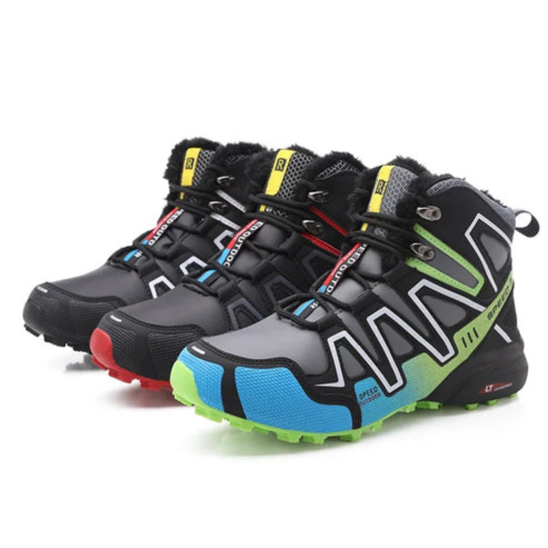 RECOVR Nordhike Men's Winter Hiking Shoes – Lined Outdoor Walking Shoes