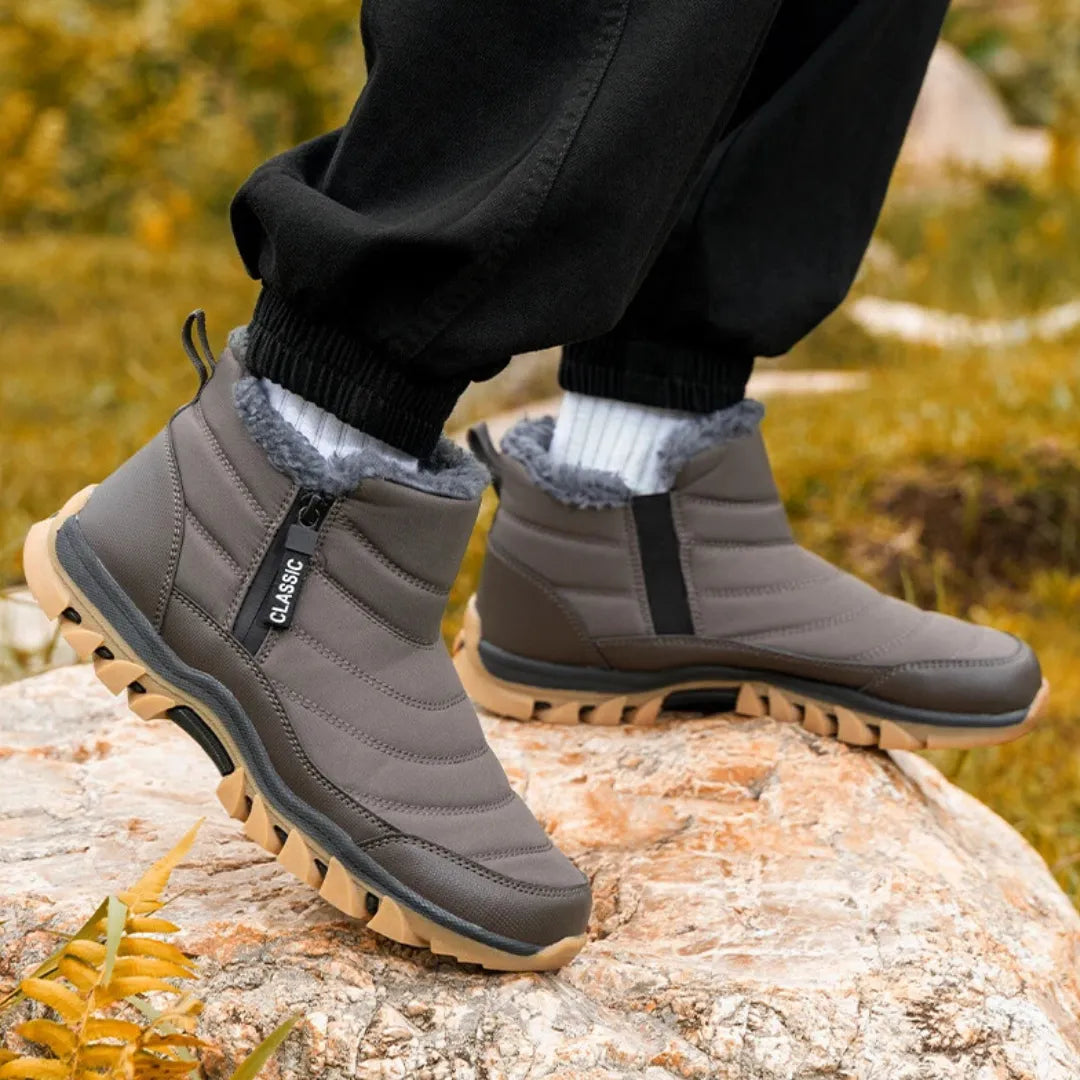 RECOVR Zavorn Winter Boots for Men – Warm Fleece Lined Snow Boots