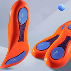 RECOVR Orthopedic Gel Insoles 4-Pack — Dual-Layer Shock Absorption for Running, Plantar Fasciitis, Heel & Arch Pain Relief
