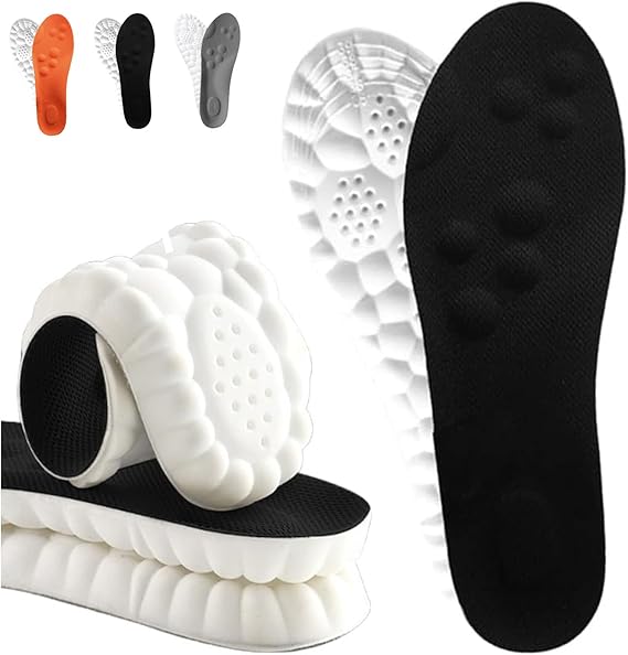RECOVR Orthopedic Memory Foam Insoles — Extra Thick Cushioning for Plantar Fasciitis, Flat Feet, Heel Pain & All-Day Comfort