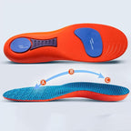 RECOVR Orthopedic Gel Insoles 4-Pack — Dual-Layer Shock Absorption for Running, Plantar Fasciitis, Heel & Arch Pain Relief