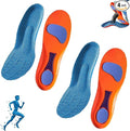 RECOVR Orthopedic Gel Insoles 4-Pack — Dual-Layer Shock Absorption for Running, Plantar Fasciitis, Heel & Arch Pain Relief