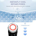 EMS Microcurrent Facial Lifting Device | 5-in-1 Face Massager with Hot Cold Therapy & Deep Cleansing