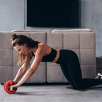 RECOVR Ab Roller Pro | Wide-Wheel Core Trainer with Extra Stability & Non-Slip Grip