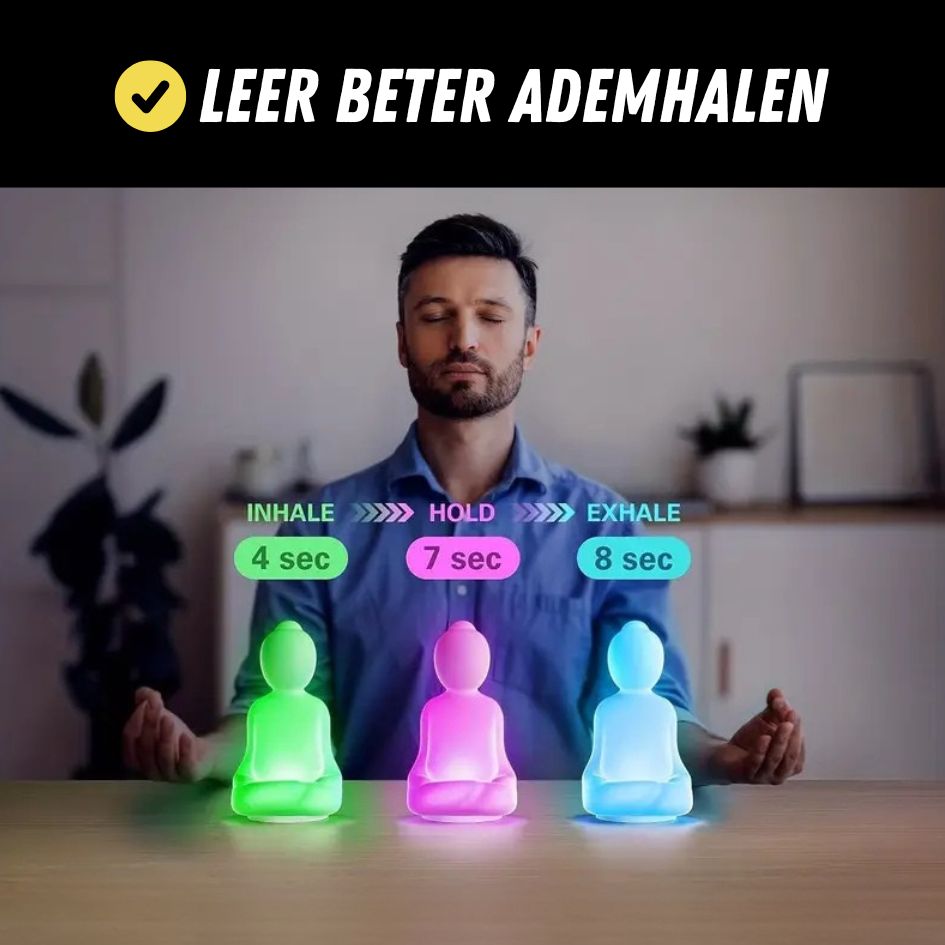 RECOVR Breathing Light | Guided Relaxation Lamp for Stress Relief, Mindful Breathwork & Sleep