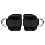 RECOVR Ankle Straps for Cable Machine | Adjustable Nylon Leg & Glute Workout Straps (2-Pack)