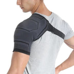 RECOVR Shoulder Compression Brace | Adjustable Support Wrap for Shoulder Stability & Active Use
