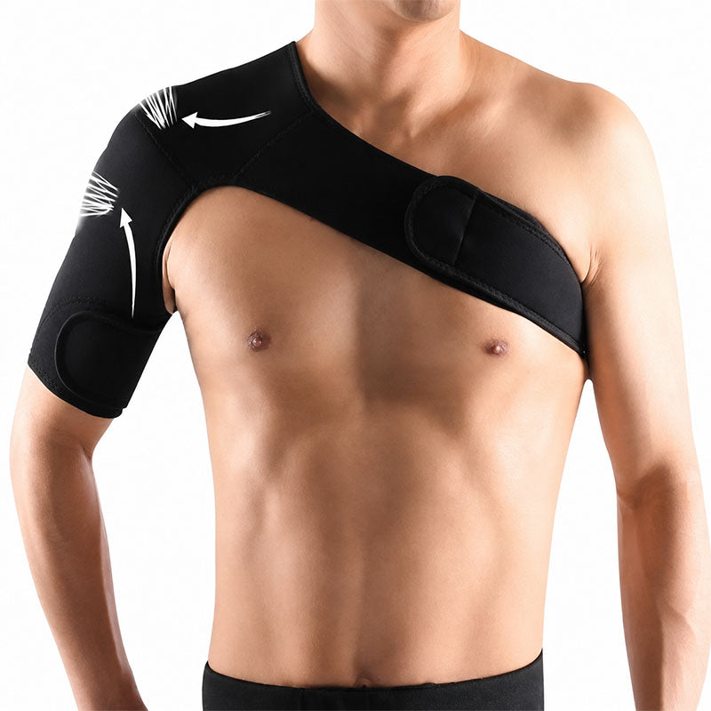 RECOVR Adjustable Shoulder Support | Left or Right Compression Brace for Shoulder Stability