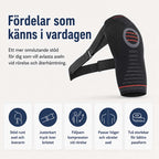 RECOVR Shoulder Support with Straps | Heavy-Duty Adjustable Compression Brace for Full Shoulder Stability