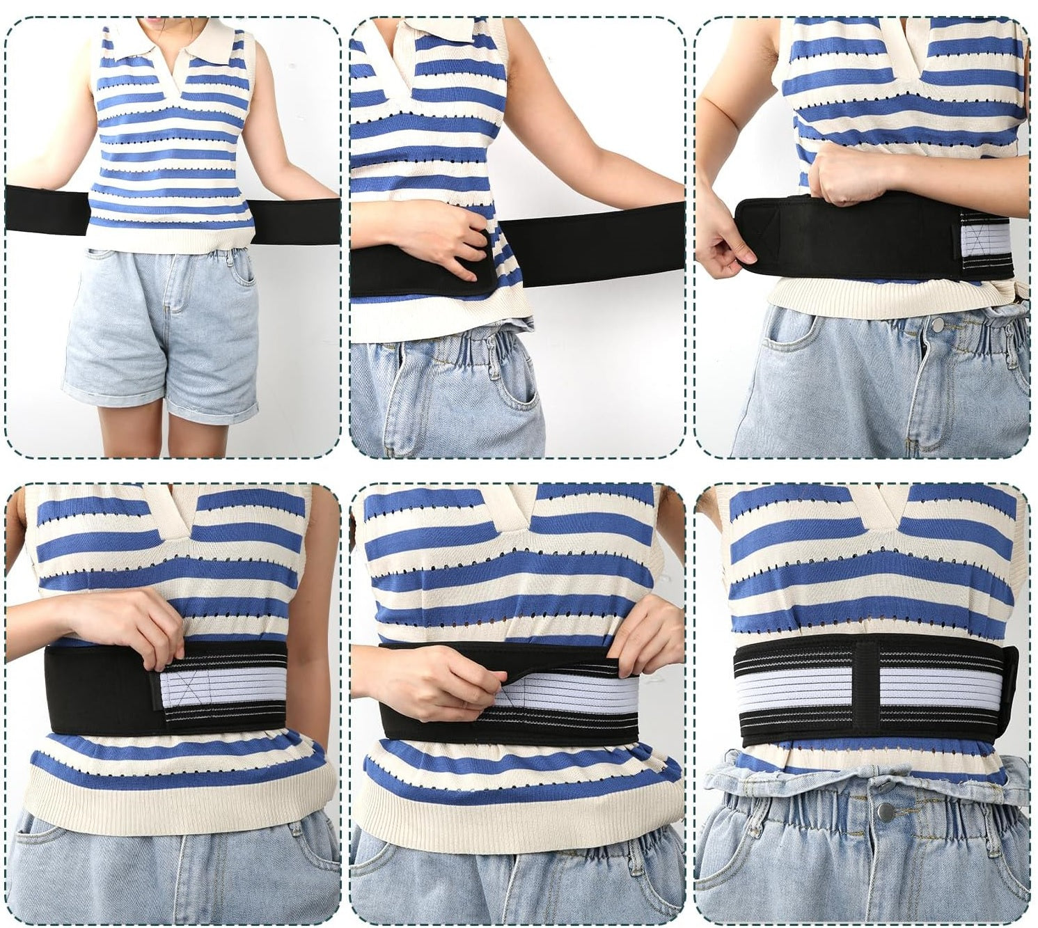 RECOVR Pelvic Support Belt | SI Joint & Hip Stability Brace for Lower Back & Pelvis