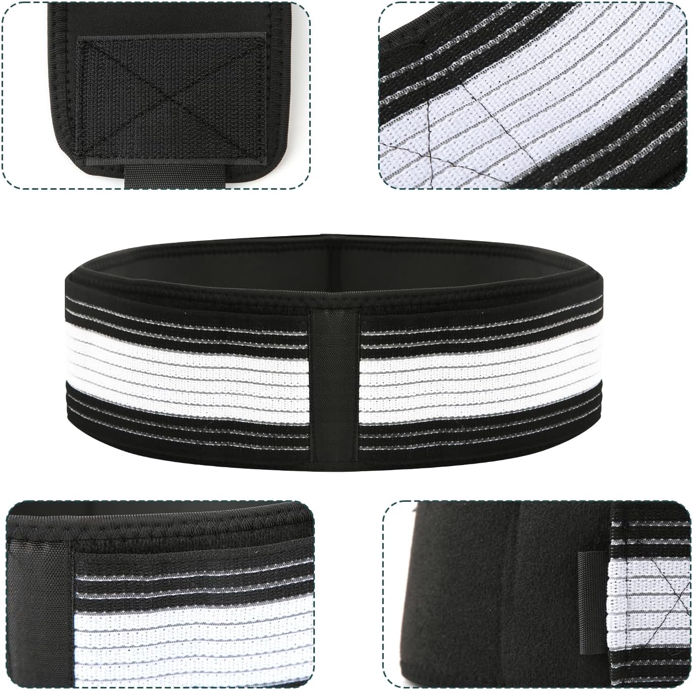 RECOVR Pelvic Support Belt | SI Joint & Hip Stability Brace for Lower Back & Pelvis