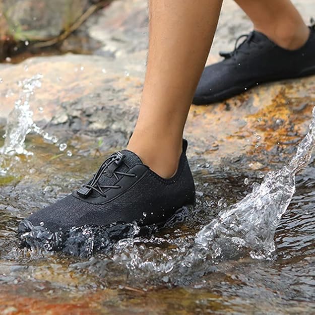 RECOVR Water Shoes with Ankle Guard | Quick-Dry Aqua Shoes for Beach, Pool & Water Sports
