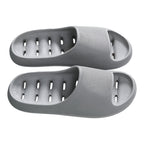 RECOVR Quick-Dry Bath Slippers | Non-Slip Drainage Hole Shower Slides for Home & Gym