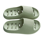 RECOVR Quick-Dry Bath Slippers | Non-Slip Drainage Hole Shower Slides for Home & Gym