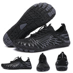 RECOVR Barefoot Stripe Shoes | Thin Flexible Sole Minimalist Shoes with Natural Foot Fit