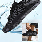 RECOVR Barefoot Stripe Shoes | Thin Flexible Sole Minimalist Shoes with Natural Foot Fit