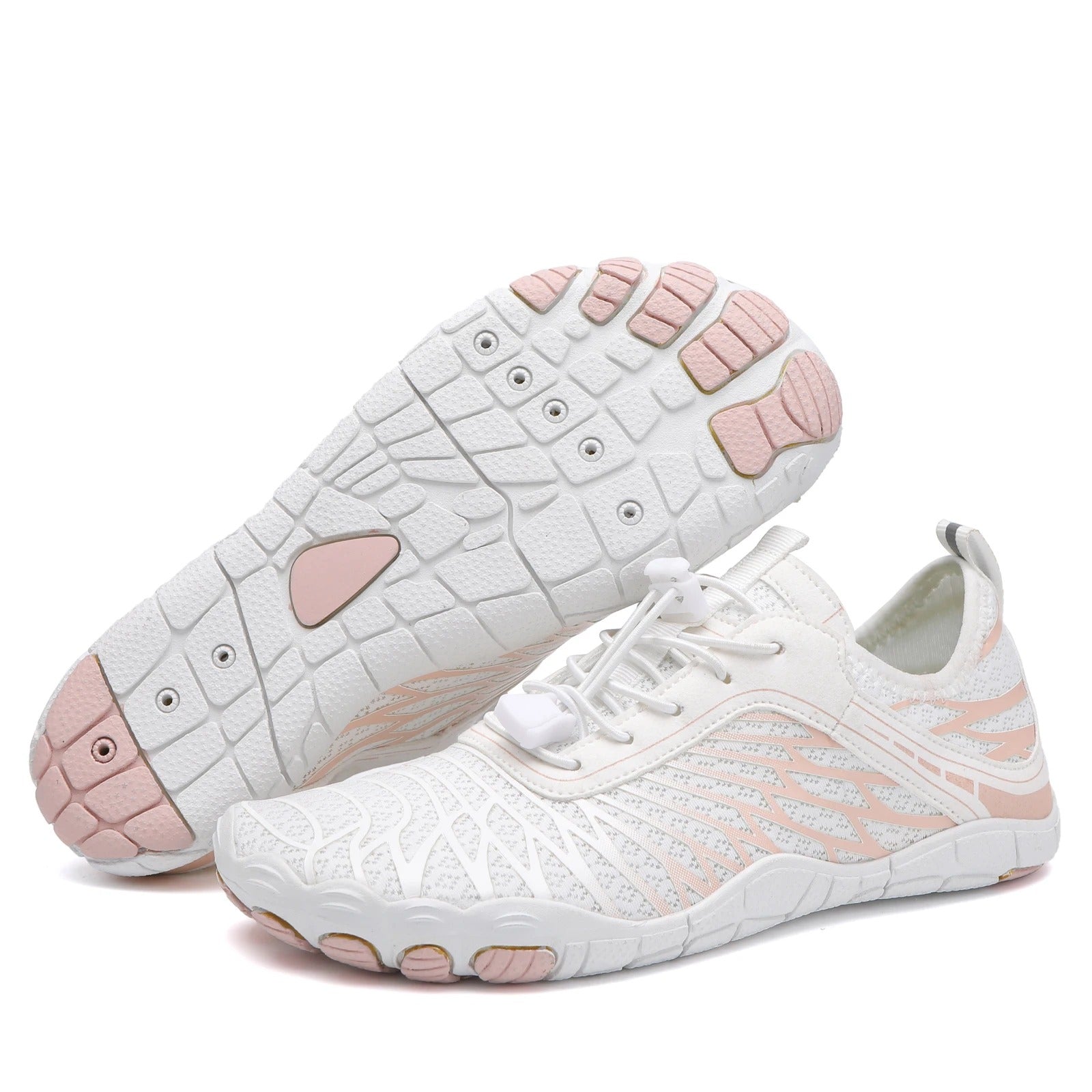 RECOVR Barefoot Stripe Shoes | Thin Flexible Sole Minimalist Shoes with Natural Foot Fit