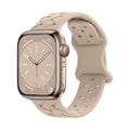 RECOVR Braided Silicon Apple Watch Band Beige | Breathable & Lightweight for Active Use