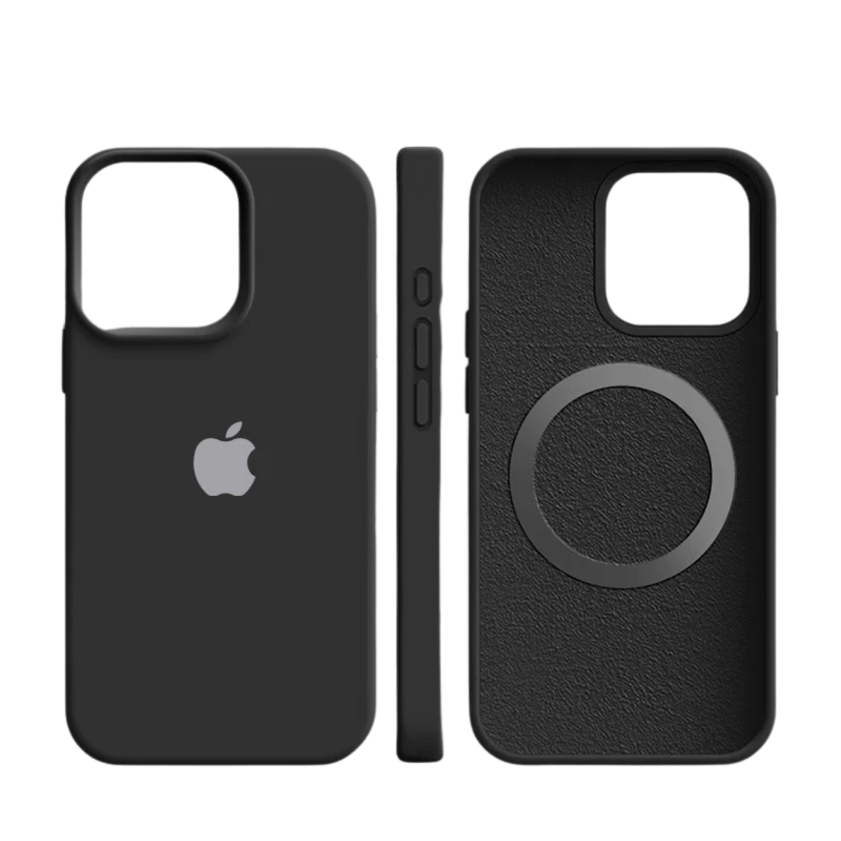 RECOVR MagSafe Silicone iPhone Case – Shockproof Protection with Soft Microfiber Lining | Premium Slim Cover