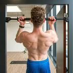 Adjustable Doorway Pull Up Bar – No Drill Home Gym Bar for Upper Body & Core Strength Training