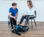 RECOVR Under Desk Bike Pedal Exerciser with Display – Mini Exercise Bike for Home Office Cardio, Leg Training & Rehab