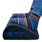 Ergonomic Memory Foam Foot Rest for Under Desk – Adjustable Foot Stool for Office, Back & Leg Pain Relief