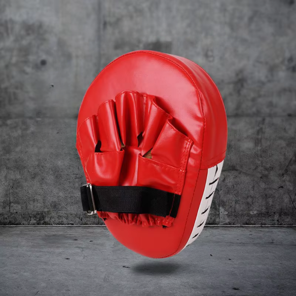 RECOVR Boxing Focus Pads | Curved Training Punch Mitts for Speed & Technique (2-Pack)