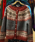 Women's Nordic Fair Isle Wool Cardigan