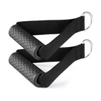 RECOVR Cable Machine Handles | Anti-Slip TPE Grip Attachment for Pulldowns & Rows (Pair)