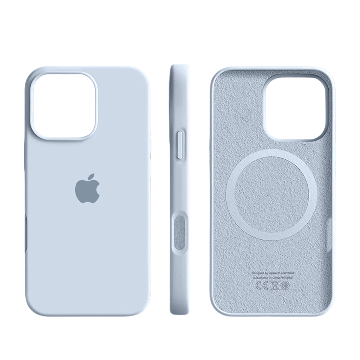 RECOVR MagSafe Silicone iPhone Case – Shockproof Protection with Soft Microfiber Lining | Premium Slim Cover