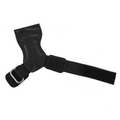 RECOVR Lifting Grips | Leather Pull-Up & Deadlift Grip Pads with Wrist Wrap (Pair)
