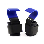 RECOVR Lifting Hooks | Heavy-Duty Gym Hook Straps with Adjustable Wrist Support (Pair)