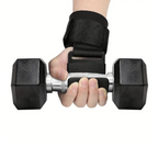 RECOVR Lifting Hooks | Heavy-Duty Gym Hook Straps with Adjustable Wrist Support (Pair)