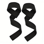 RECOVR Lifting Straps | Premium Polyester Wrist Wrap Straps for Deadlift & Heavy Rows (Pair)