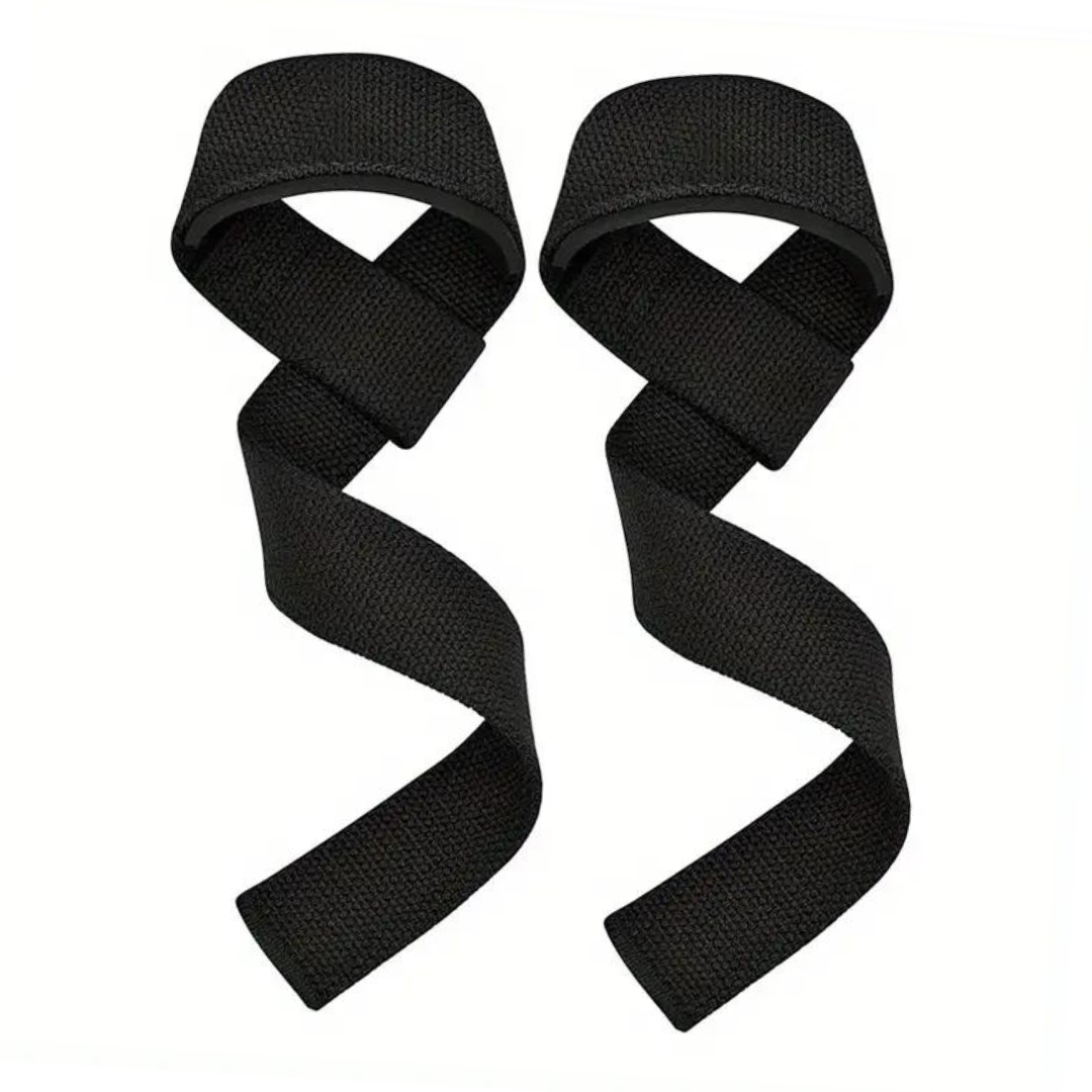 RECOVR Lifting Straps | Premium Polyester Wrist Wrap Straps for Deadlift & Heavy Rows (Pair)