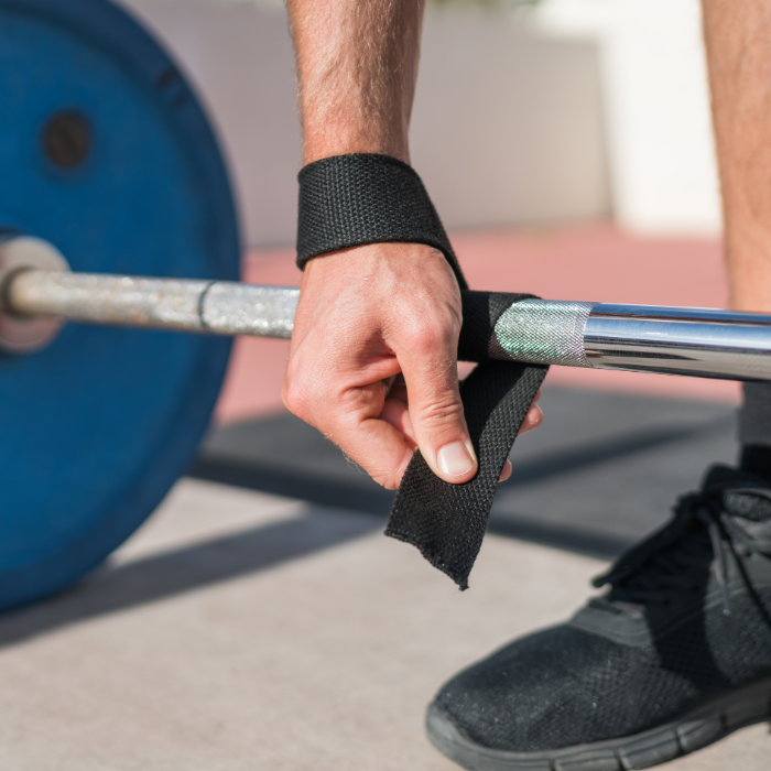 RECOVR Lifting Straps | Premium Polyester Wrist Wrap Straps for Deadlift & Heavy Rows (Pair)