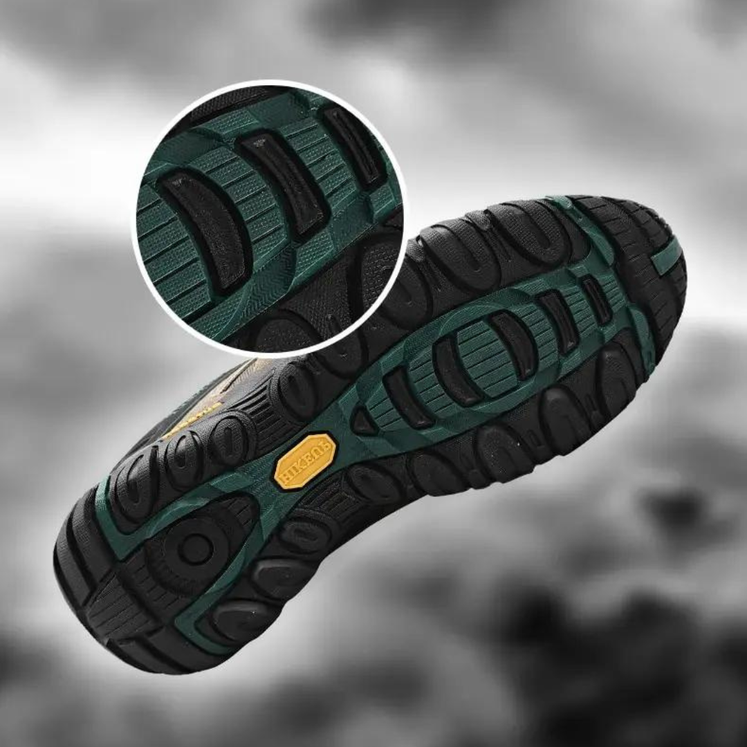 RECOVR Ledorin Men's Leather Hiking Shoes – Outdoor Walking Shoes