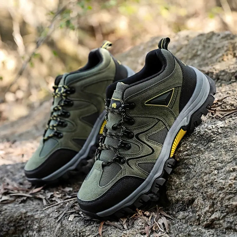 RECOVR Stravex Men's Walking Shoes – Water-Repellent Outdoor Shoes for Hiking & Daily Use