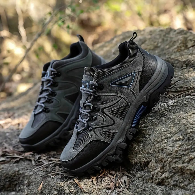 RECOVR Stravex Men's Walking Shoes – Water-Repellent Outdoor Shoes for Hiking & Daily Use
