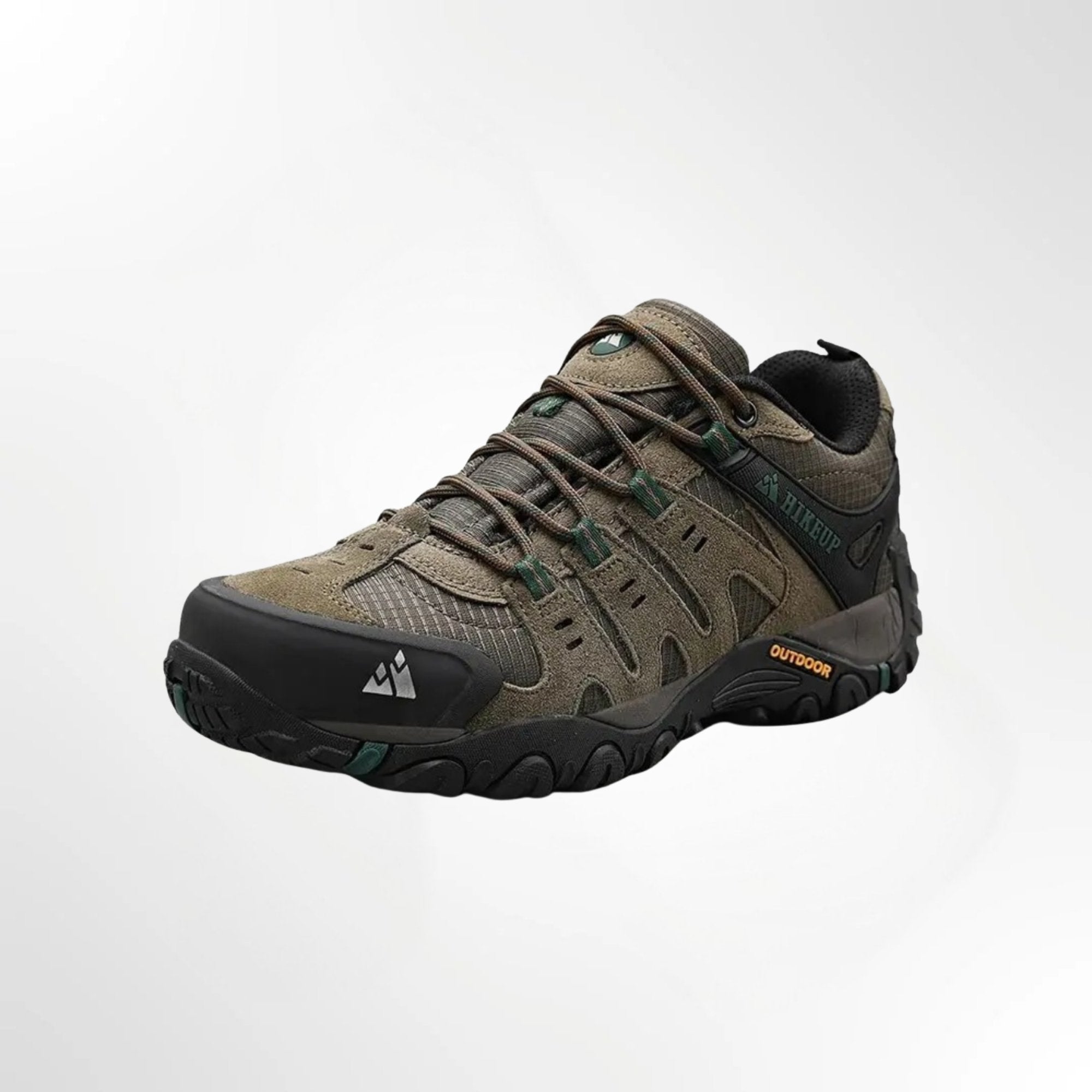 RECOVR Ledorin Men's Leather Hiking Shoes – Outdoor Walking Shoes
