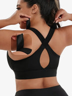 RECOVR Plus Size Sports Bra High Support – Maximum Comfort & Support for Large Bust Activewear