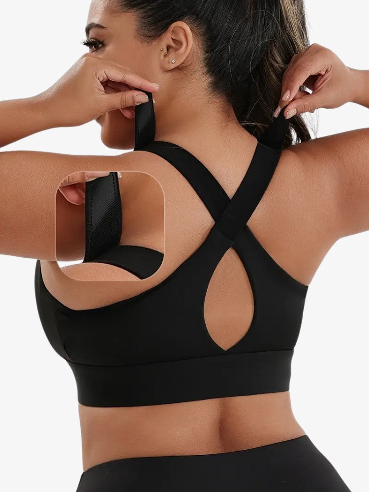 RECOVR Plus Size Sports Bra High Support – Maximum Comfort & Support for Large Bust Activewear