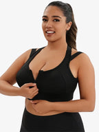RECOVR Plus Size Sports Bra High Support – Maximum Comfort & Support for Large Bust Activewear