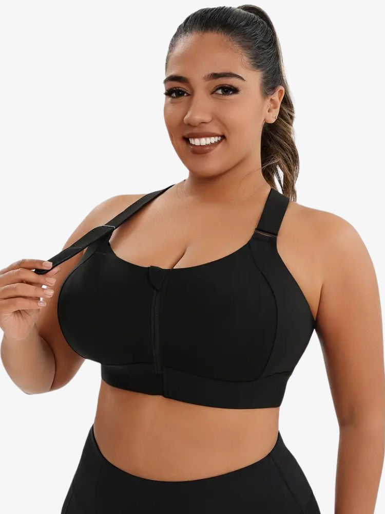 RECOVR Plus Size Sports Bra High Support – Maximum Comfort & Support for Large Bust Activewear