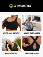 RECOVR Plus Size Sports Bra High Support – Maximum Comfort & Support for Large Bust Activewear