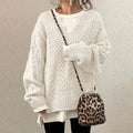Women's Oversized Cable Knit Sweater